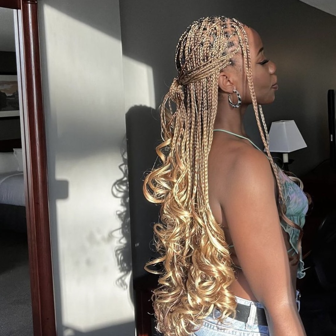 Knotless French Curl